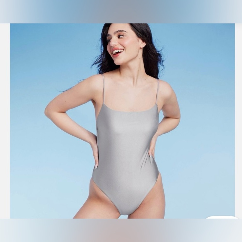 Square Neck Cheeky One Piece Swimsuit - Shade & Shore